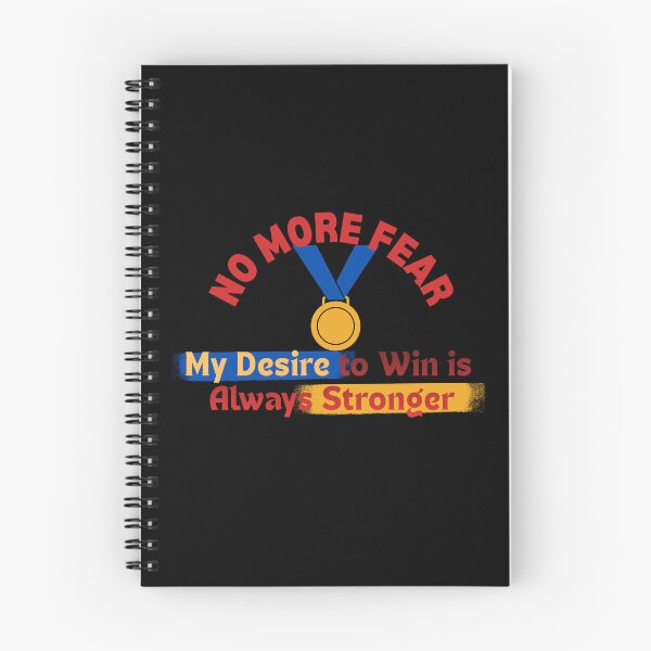 Item preview, No More Fear Motivational Athlete Design designed and sold by LoudVictory.