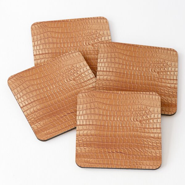 Item preview, Small Rounded Croc Scale Tan Leather Photo Texture designed and sold by DigitaICraft.