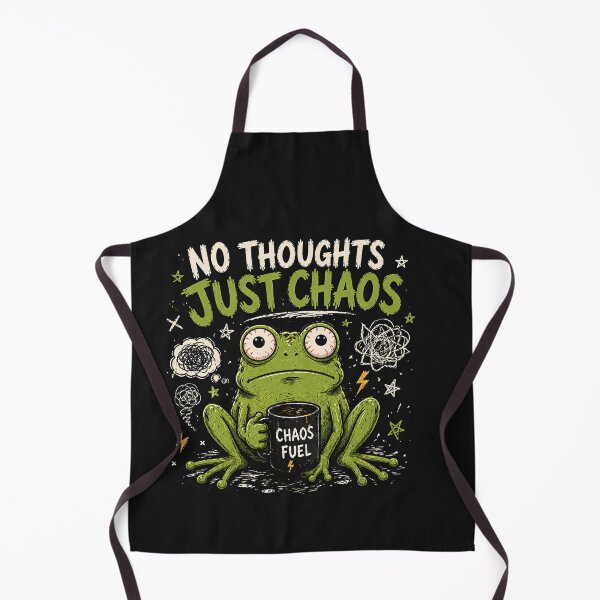Item preview, No Thoughts Just Chaos Frog Funny Anxiety Meme Design designed and sold by MotylekAnia.