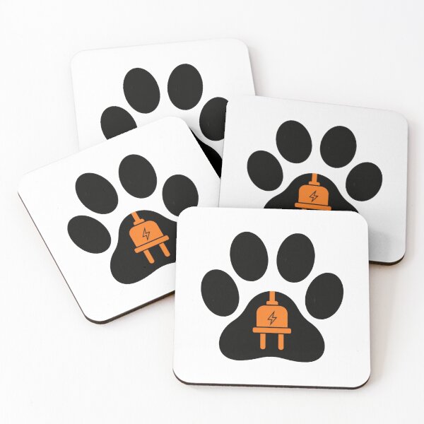 Item preview, Electric Paw Logo Minimal Design designed and sold by AbanoubStore.