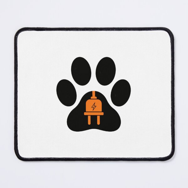 Item preview, Electric Paw Logo Minimal Design designed and sold by AbanoubStore.