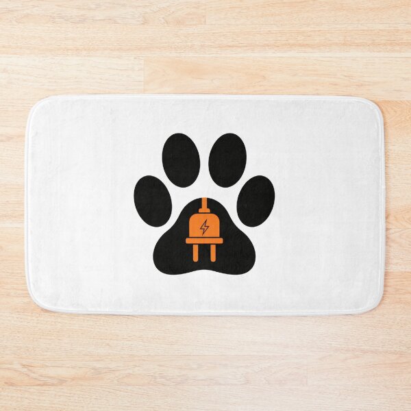 Item preview, Electric Paw Logo Minimal Design designed and sold by AbanoubStore.