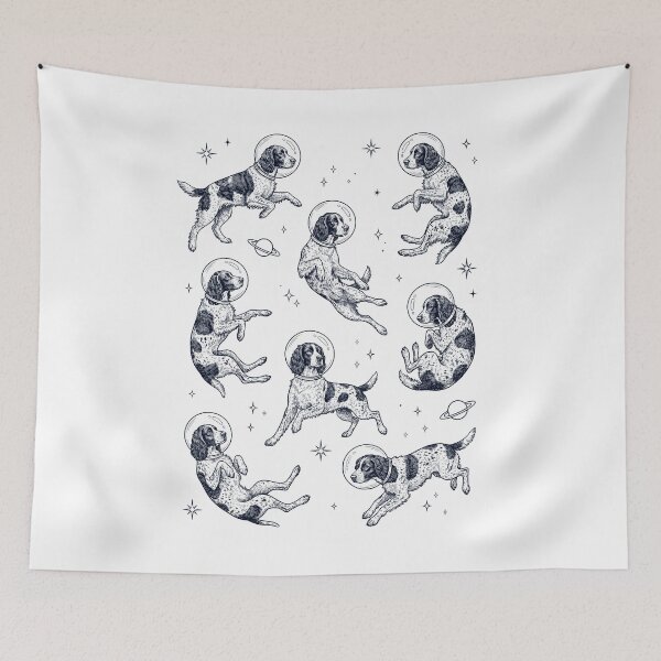 Item preview, Vintage English Springer Spaniel Astronaut Galaxy Space Dog Lover designed and sold by TerryConnells.