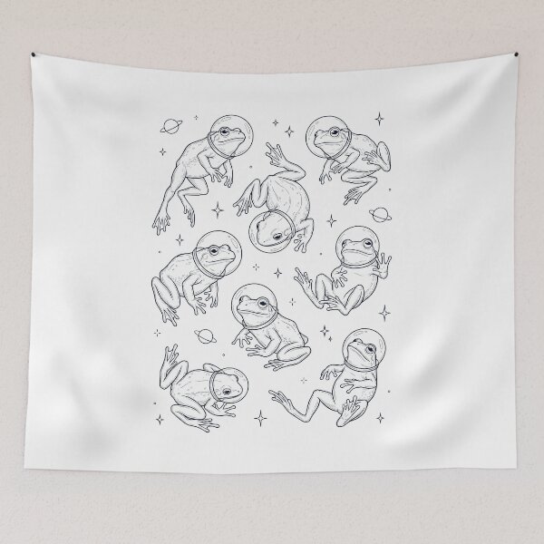 Item preview, Vintage Frog Astronaut Galaxy Space Animal Lover designed and sold by TerryConnells.