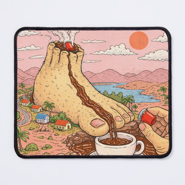 Item preview, Giant Foot Coffee Drawing designed and sold by elvionyxx.