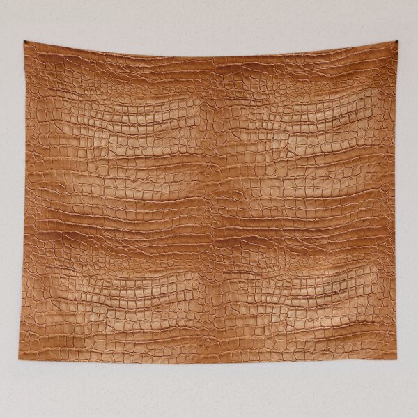 Item preview, Bold Large Croc Scale Tan Leather Photo Texture designed and sold by DigitaICraft.