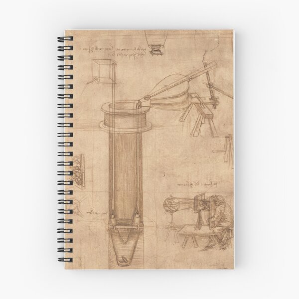 Item preview, Codex Atlanticus Folio by Leonardo da Vinci: Renaissance engineering study designed and sold by artofuniverse.