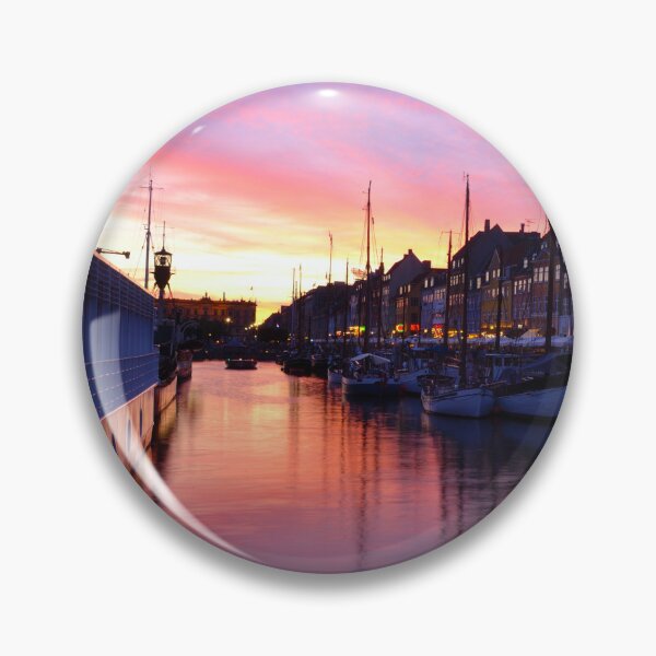 Item preview, Nyhavn Sunset Reflections – Copenhagen Harbor Colors designed and sold by DrTol.