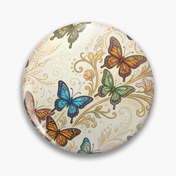Item preview, Shimmering Botanical Butterfly Splendor designed and sold by Sigtrix.