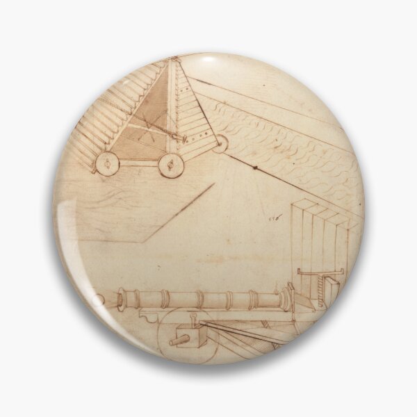 Item preview, Codex Atlanticus Folio by Leonardo da Vinci: Renaissance engineering study poster designed and sold by artofuniverse.