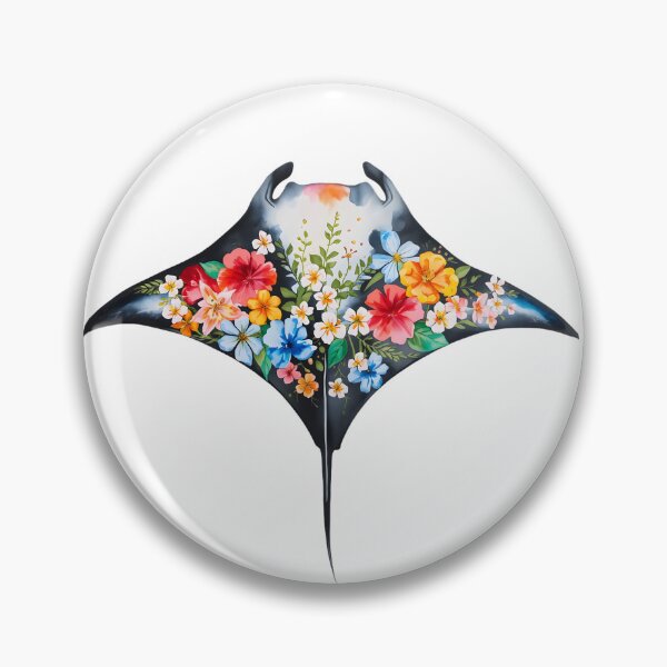 Item preview, Ocean sea floral manta designed and sold by uunaa.