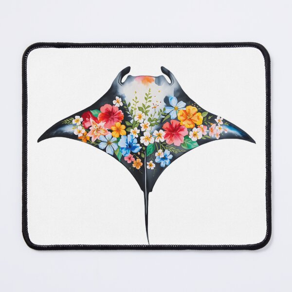 Item preview, Ocean sea floral manta designed and sold by uunaa.