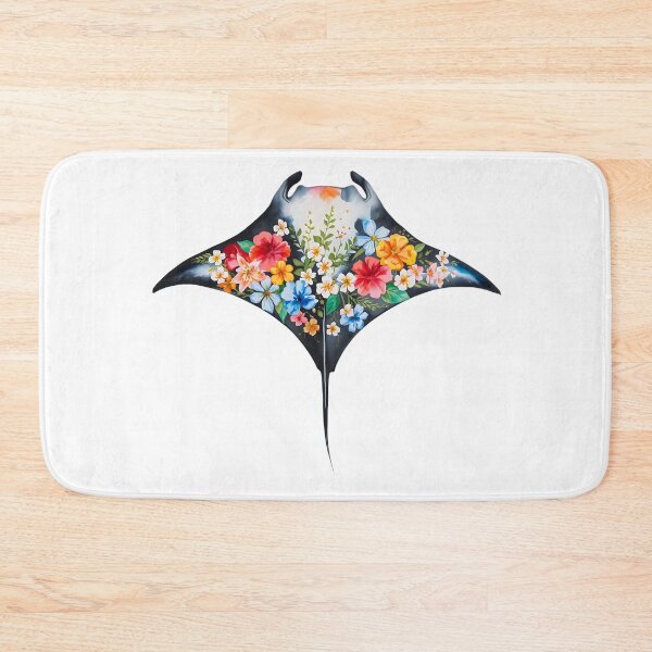 Item preview, Ocean sea floral manta designed and sold by uunaa.