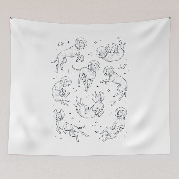Item preview, Vintage Great Dane Astronaut Galaxy Space Dog Lover designed and sold by TerryConnells.