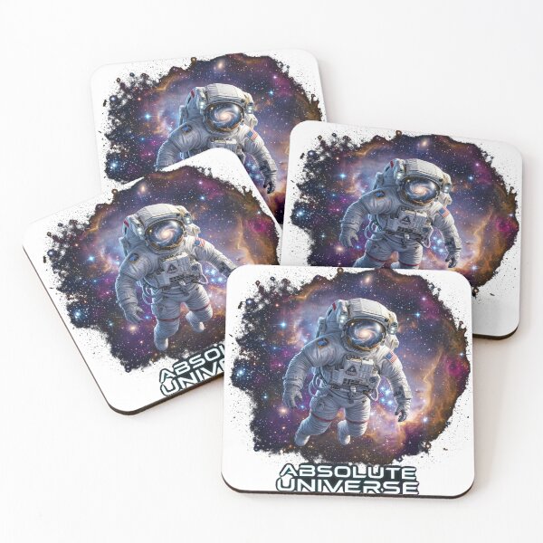 Item preview, A lone astronaut exploring the infinite cosmos– Absolute Universe  Aesthetic designed and sold by ArtsyExplorer.
