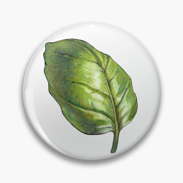 Item preview, Basil Leaf - Watercolor Art designed and sold by AquarellChill.