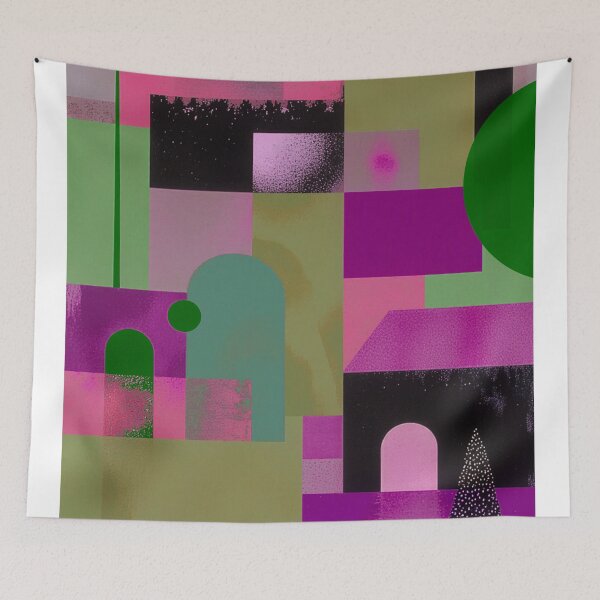 Item preview, Modern Geometric Cityscape and Botanical Harmony Series designed and sold by joycrysstudio.