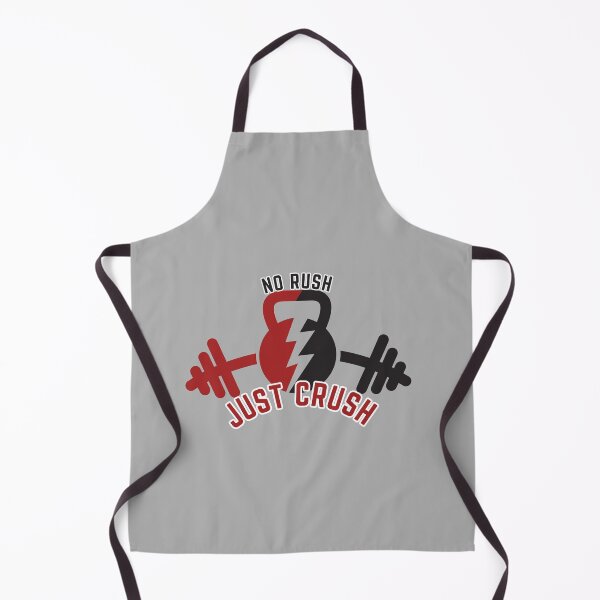 Item preview, No Rush Just Crush Kettlebell Fitness Gym Art designed and sold by LoudVictory.