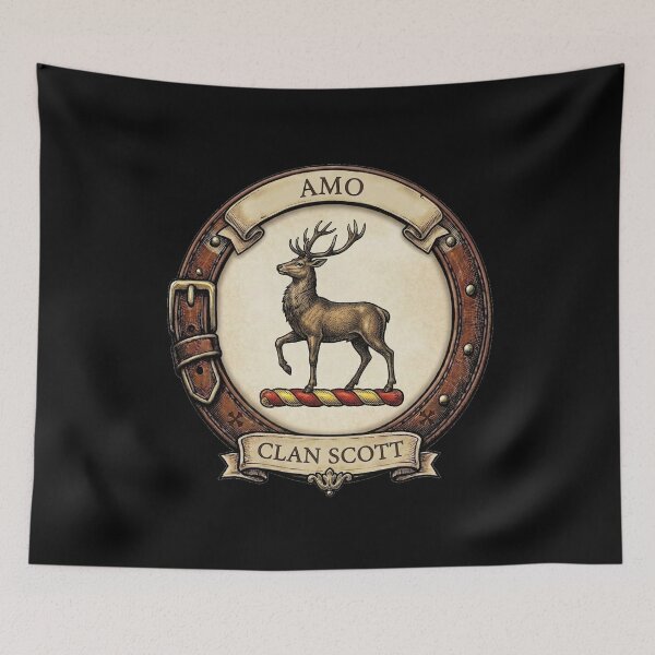 Item preview, Clan Scott Crest designed and sold by BagTown Clans.