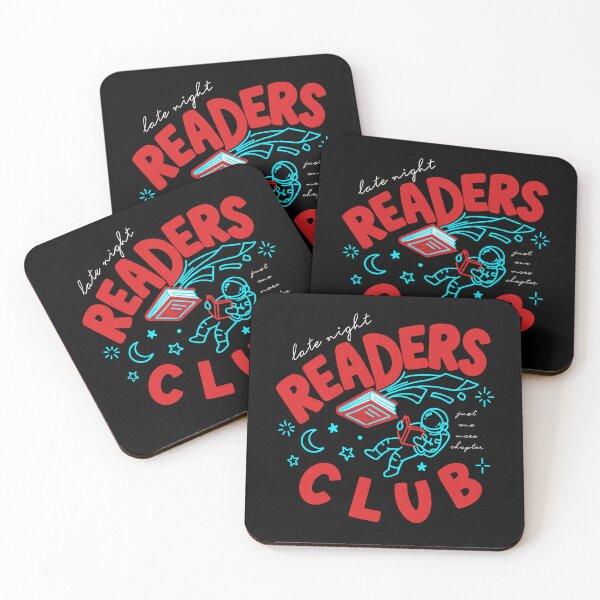 Item preview, Late Night Readers Club Astronaut Book Lover Design  designed and sold by FreshVibe Prints.