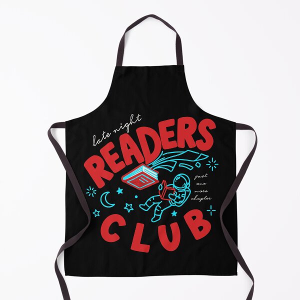 Item preview, Late Night Readers Club Astronaut Book Lover Design designed and sold by FreshVibe Prints.