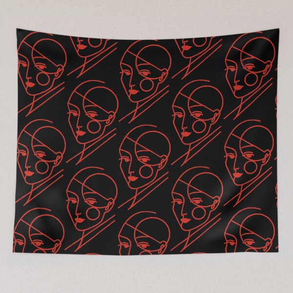 Item preview, Red Geometric Human designed and sold by Lagueny.