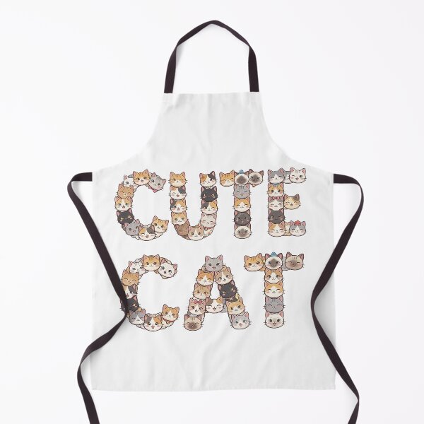 Item preview, The text "CUTE CAT" made with cat faces designed and sold by LOVEARTDESIGN.