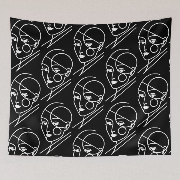 Item preview, White Geometric Human designed and sold by Lagueny.