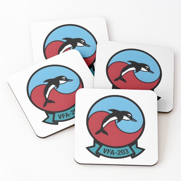 Item preview, VFA-203 "Blue Dolphins": Strike Fighter Squadron 203 Insignia designed and sold by CharlieDesings.
