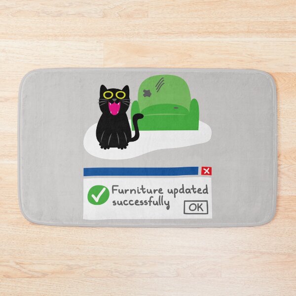 Item preview, Furniture Updated Successfully - Cat Destroyed Couch designed and sold by fishdesigns.