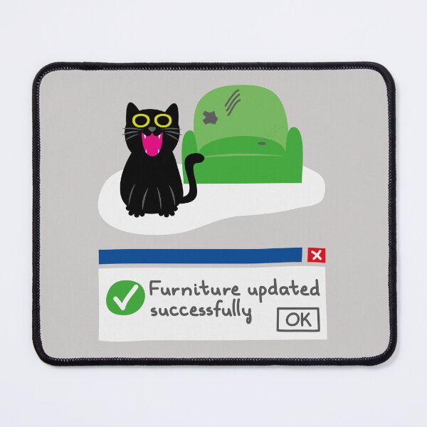 Item preview, Furniture Updated Successfully - Cat Destroyed Couch designed and sold by fishdesigns.