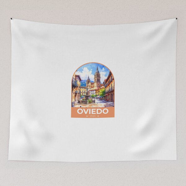 Item preview, Oviedo Spain Travel Sticker designed and sold by TulipaGraphics.