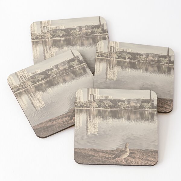 Item preview, Urban Lake with Egyptian Goose designed and sold by LeonidasBratini.