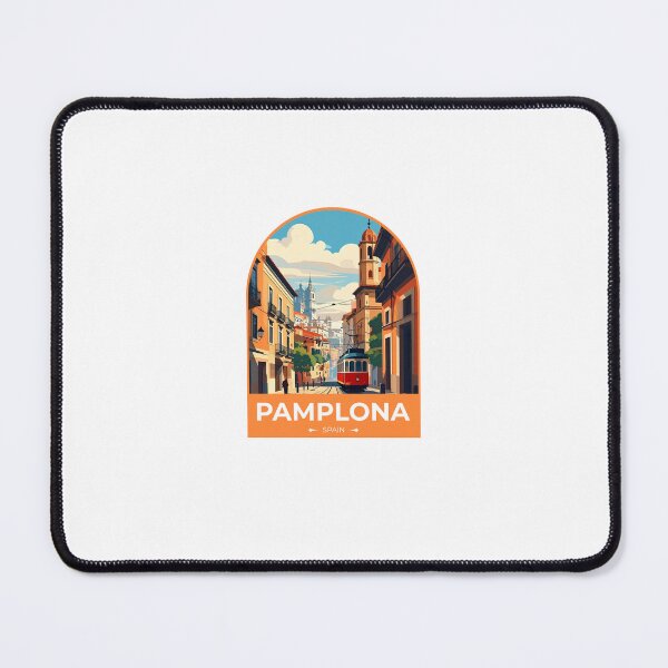 Item preview, Pamplona Spain Travel Sticker designed and sold by TulipaGraphics.
