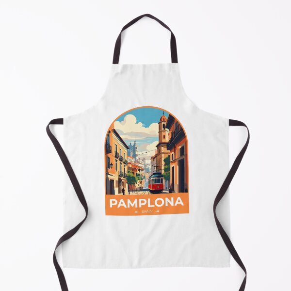 Item preview, Pamplona Spain Travel Sticker designed and sold by TulipaGraphics.