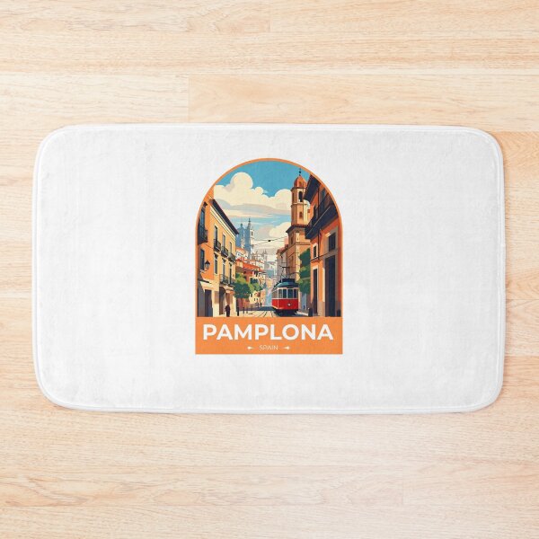 Item preview, Pamplona Spain Travel Sticker designed and sold by TulipaGraphics.