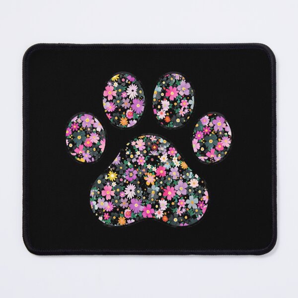 Item preview, Floral Paw Print Flower Power Pet Lover Tee designed and sold by OlyvieArt.