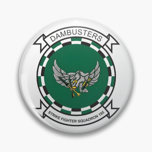 Item preview, VFA-195 Dambusters Squadron Insignia designed and sold by CharlieDesings.