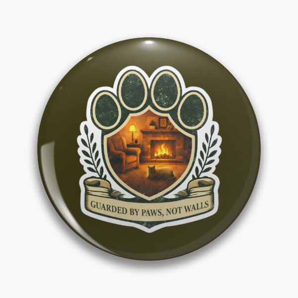 Item preview, Guarded By Paws Not Walls – Cozy Pet Home Aesthetic Shirt designed and sold by Safe Haven Pets.