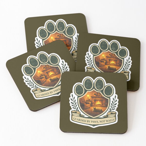 Item preview, Guarded By Paws Not Walls – Cozy Pet Home Aesthetic Shirt designed and sold by Safe Haven Pets.