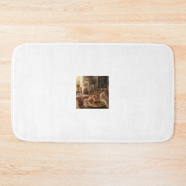 Item preview, Cute Cat Reaction Scene with Happy Customer designed and sold by LovelyCatGalaxy.