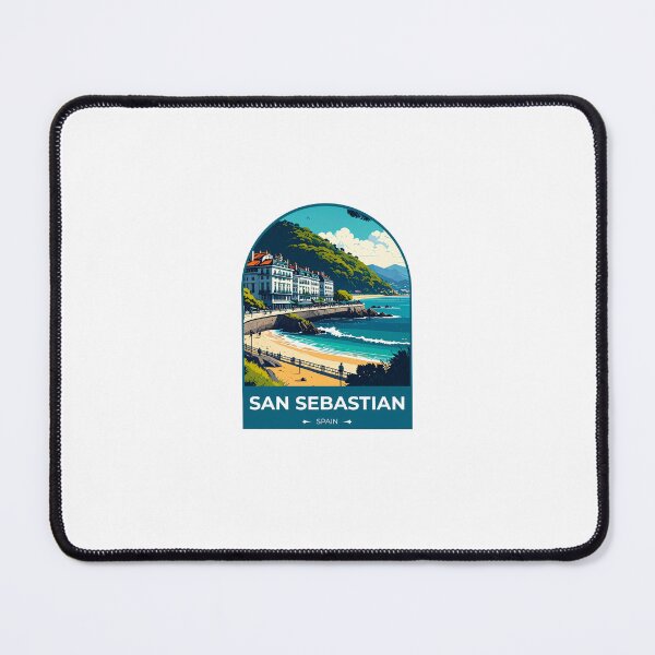 Item preview, San Sebastian Spain Travel Sticker designed and sold by TulipaGraphics.
