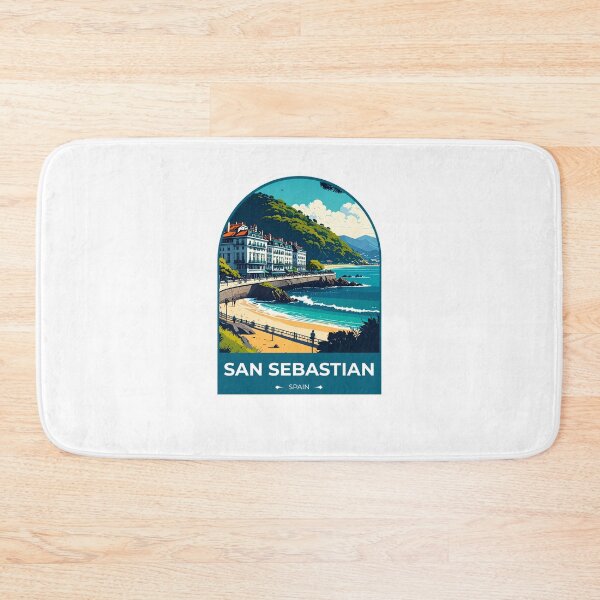 Item preview, San Sebastian Spain Travel Sticker designed and sold by TulipaGraphics.