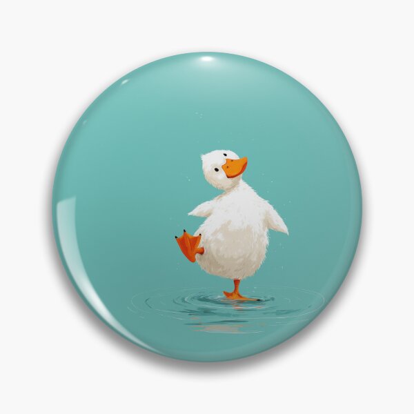 Item preview, Kawaii Duckcore Aqua Pop Vibes with Playful Retro Attitude designed and sold by MysticMarble.