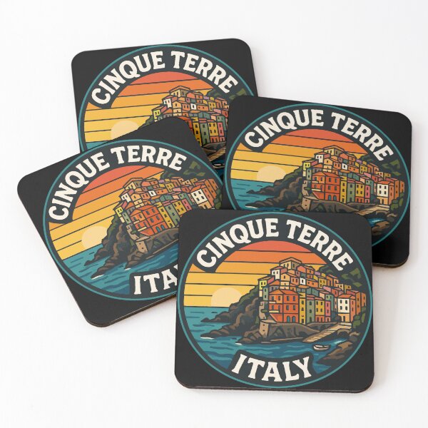 Item preview, Cinque Terre Italy Retro Vintage Travel designed and sold by TomFrontierArt.