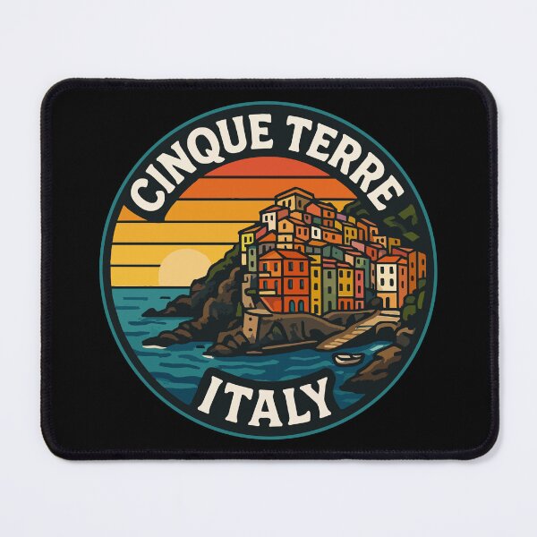 Item preview, Cinque Terre Italy Retro Vintage Travel designed and sold by TomFrontierArt.