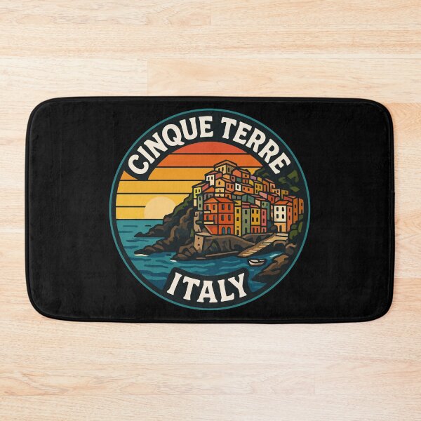 Item preview, Cinque Terre Italy Retro Vintage Travel designed and sold by TomFrontierArt.