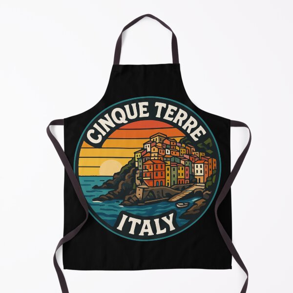 Item preview, Cinque Terre Italy Retro Vintage Travel designed and sold by TomFrontierArt.