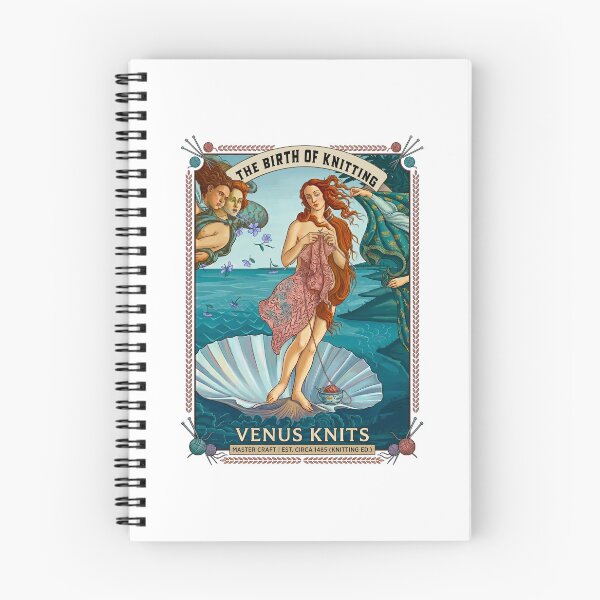 Item preview, Birth of Venus Knitting Botticelli Parody designed and sold by TeeARTHY.