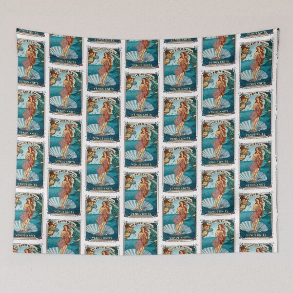 Item preview, Birth of Venus Knitting Botticelli Parody designed and sold by TeeARTHY.